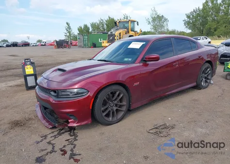 2021 Dodge Charger Scat Pack Rwd из США, поврежденный, VIN 2C3CDXGJ8MH544177
